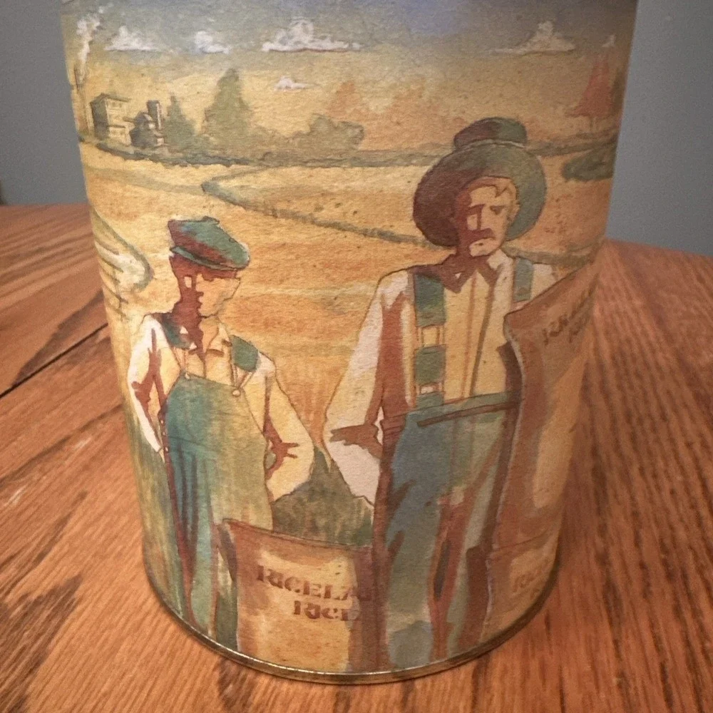 Vintage Riceland Foods 75th‎ Anniversary Commerative Can Family Farm